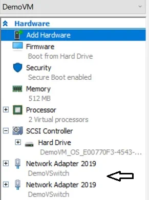 Renombrar adaptadores de red Hyper-V
