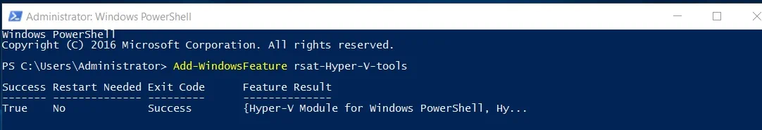 Administrador - Windows PowerShell