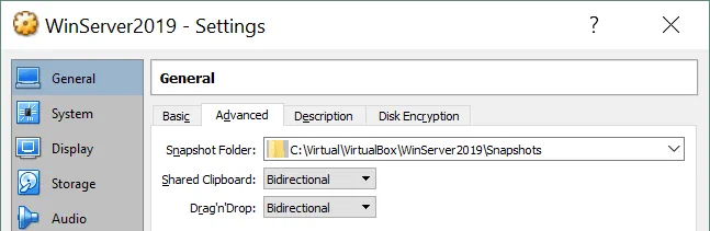 How to use VirtualBox – Shared Clipboard and Drug n Drop