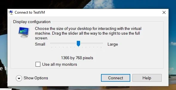 Connect to a VM (Hyper-V USB Passthrough)