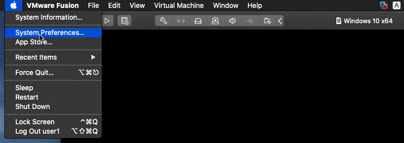 Abrir las preferencias del sistema en macOS