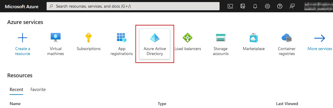 Backup to Azure storage – configuring Azure Active Directory