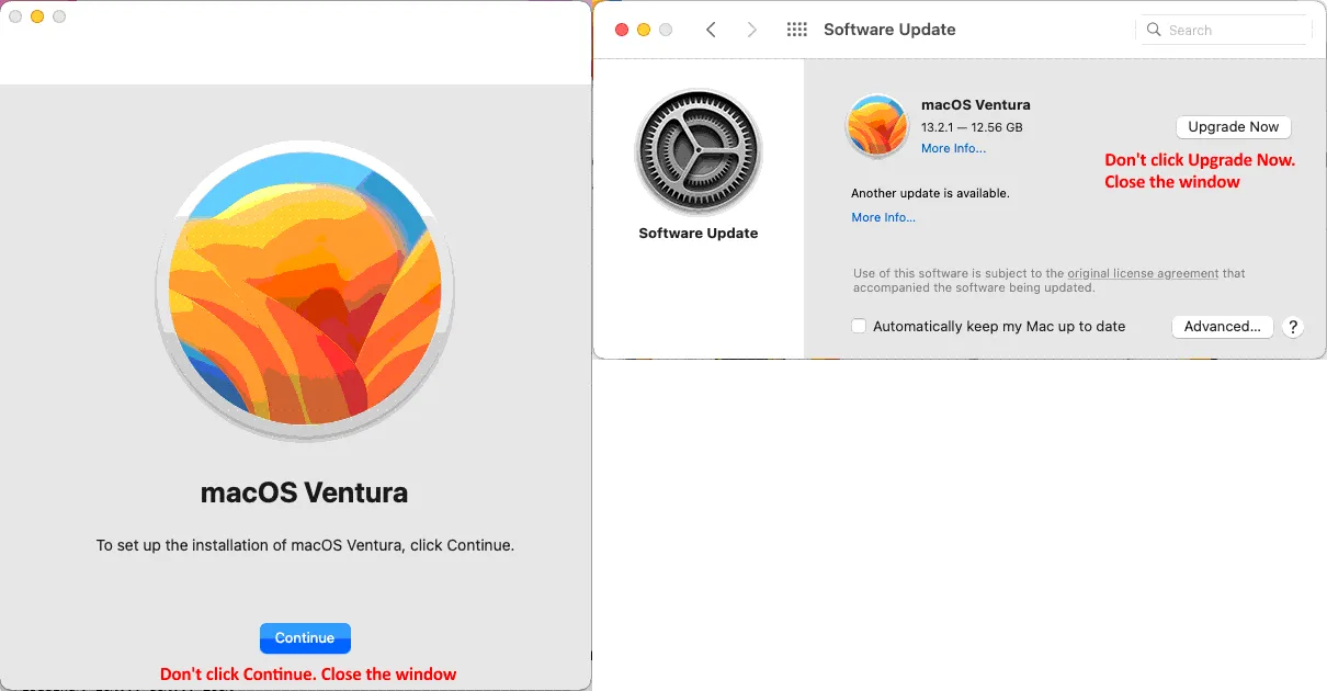 macOS downloading has been finished