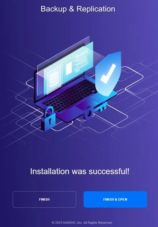 Installation of the Director and other selected components was successful