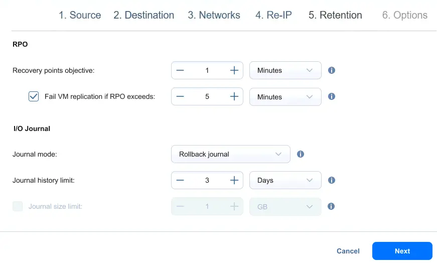 Configuring journal mode settings
