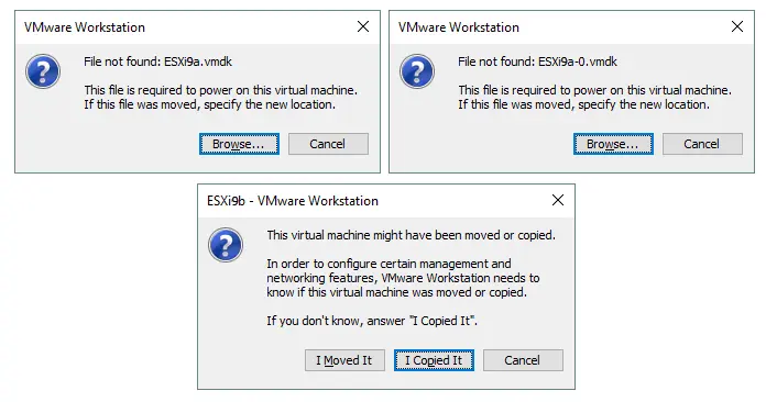 Browsing virtual disk files