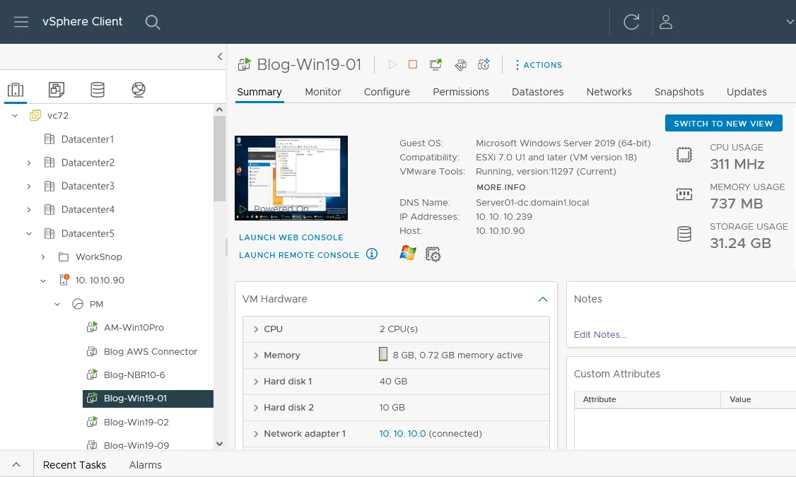 VMware vSphere Client