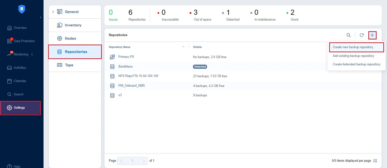Creating a new repository