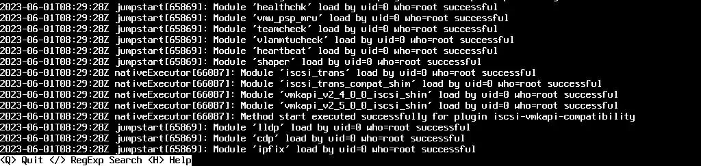Viewing logs in the ESXi DCUI