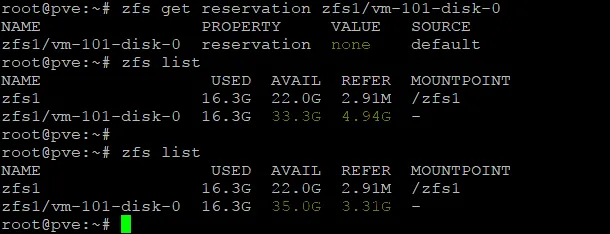 Comparing disk usage before and after TRIM