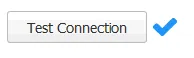 Connection test is successful